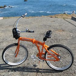 Orange Bazooka Bike