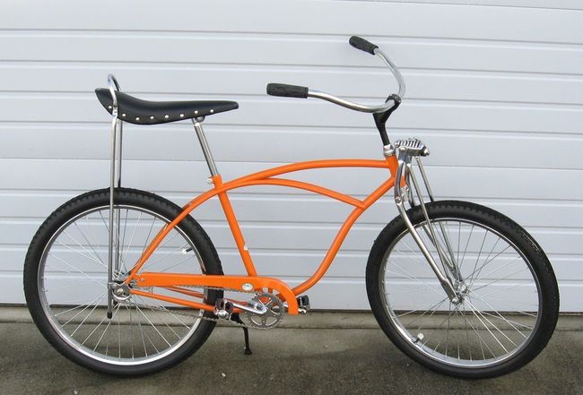 My Orange Retro Cruiser Bike